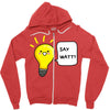 wattever! Zipper Hoodie