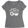 always on the go Women's Triblend Scoop T-shirt