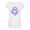 robot andro Maternity Scoop Neck T-shirt
