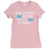and though she be but little, she is fierce Ladies Fitted T-Shirt