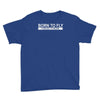 born to fly forced to work Youth Tee