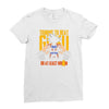training to beat saiyan or at least warrior anime gym workout lifting Ladies Fitted T-Shirt