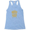this girl is made of gun powder and lead Racerback Tank