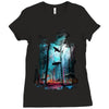 shark forest Ladies Fitted T-Shirt