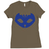 pj masks catboy symbol Ladies Fitted T-Shirt