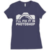 photoshop Ladies Fitted T-Shirt