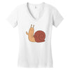 snail Women's V-Neck T-Shirt
