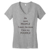 poodle lover Women's V-Neck T-Shirt