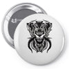 demon wolf Pin-back button