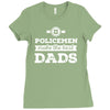 police dads best Ladies Fitted T-Shirt