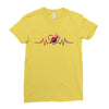 Colorful Space Ladies Fitted T-Shirt