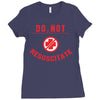 do not resuscitate Ladies Fitted T-Shirt