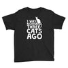 i was normal three cats ago lol funny cat Youth Tee
