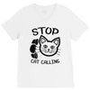 stop cat calling V-Neck Tee