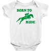 born to ride horse riding pony horse Baby Onesie