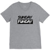 sunday funday t shirt funny jersey shore football V-Neck Tee