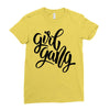 girl gang 2 Ladies Fitted T-Shirt