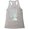 not for smart people Racerback Tank
