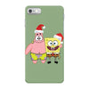 spongebob squarepants and patrick christmas iPhone 7 Case
