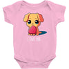 puppy love Baby Bodysuit