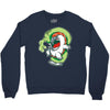 salmon likes wasabi Crewneck Sweatshirt