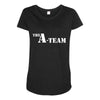 the a team Maternity Scoop Neck T-shirt