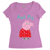 peppa pig aunt pig Women's Triblend Scoop T-shirt