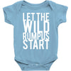 let the wild rumpus Baby Onesie