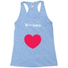 We're Hungry with Heart Racerback Tank