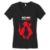 outlaws to the end Women's V-Neck T-Shirt