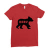 baby bear Ladies Fitted T-Shirt