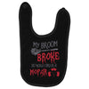 my broom broke so now i drive a mopar Baby Bibs