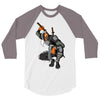 deathstroke marron 3/4 Sleeve Shirt
