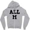 all m Zipper Hoodie