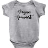 vegan feminist Baby Bodysuit