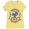 lucky scottie Ladies Fitted T-Shirt