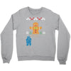 cookie monster gingerbread man ugly christmas sweater Crewneck Sweatshirt