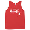 eat sleep climb   2 climbers distressed Tank Top