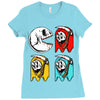 pac skull copy Ladies Fitted T-Shirt
