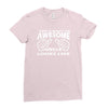 this is what an awesome uncle looks like   mens funny father's day Ladies Fitted T-Shirt