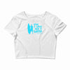 save a wave ride a surfer Crop Top