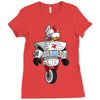 darkwing duck gizmoduck Ladies Fitted T-Shirt