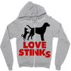 love stinks Zipper Hoodie