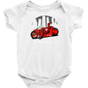 deadpool x akira Baby Bodysuit