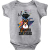 who loves german shepherd Baby Bodysuit