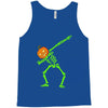 pumpkin skeleton dabbing Tank Top