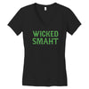 wicked smaht funny Women's V-Neck T-Shirt