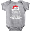 new funny darth vader star wars themed christmas Baby Onesie