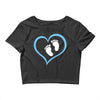 Baby Boy with Heart Any Name Customized Crop Top
