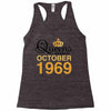 queens are born in october 1969 Racerback Tank